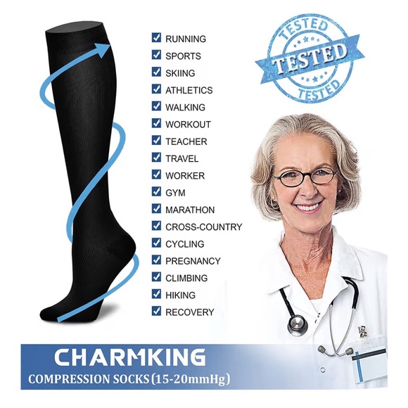 Compression Knee-High Socks - Picture 3 of 6